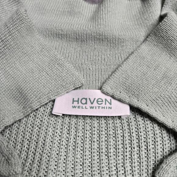 Talbots Haven Well Within Organic Cotton Rib Knit Johnny Collar Dress Size: M - Picture 5 of 5